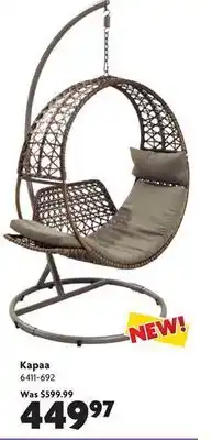 Home Hardware Kapaa hanging basket chair offer