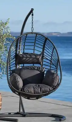 JYSK Gjern hanging chair black offer