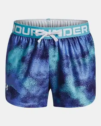 Under Armour Girls' ua play up printed shorts offer