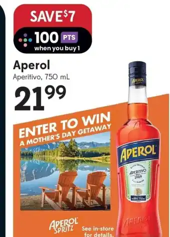 Sobeys Aperol Aperitivo, 750 mL offer