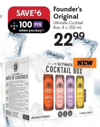 Sobeys Founder's Original Ultimate Cocktail Box, 8 x 355 mL offer