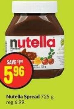 FreshCo Nutella Spread 725 g offer