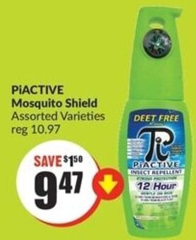 FreshCo PIACTIVE Mosquito Shield Assorted Varieties offer