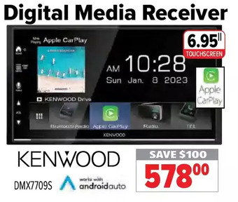 2001 Audio Video Kenwood digital media receiver offer