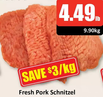 Starsky Fresh pork schnitzel offer