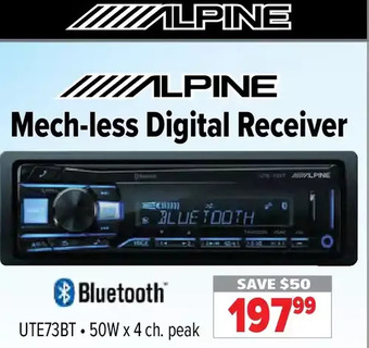 2001 Audio Video Alpine mech-less digital receiver offer