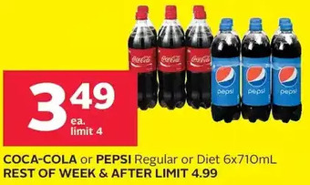 Rexall Coca-cola or pepsi regular or diet offer