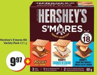 FreshCo Hershey's S'mores Kit Variety Pack 651 g offer