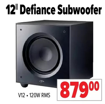 2001 Audio Video Paradigm 12 defiance subwoofer offer