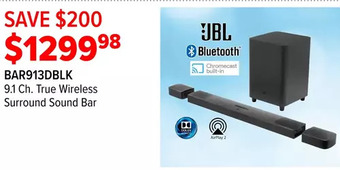 2001 Audio Video Jbl 9.1 ch. true wireless surround sound bar offer