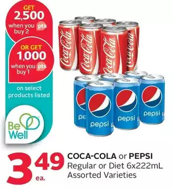 Rexall Coca-cola or pepsi regular or diet offer