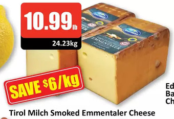 Starsky Tirol milch smoked emmentaler cheese offer