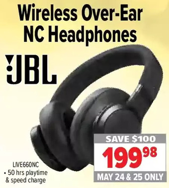 2001 Audio Video Jbl wireless over-ear nc headphones offer
