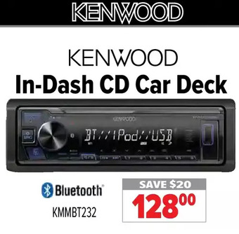 2001 Audio Video Kenwood in-dash cd car deck offer