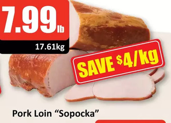 Starsky Pork loin sopocka offer