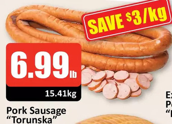Starsky Pork sausage torunska offer