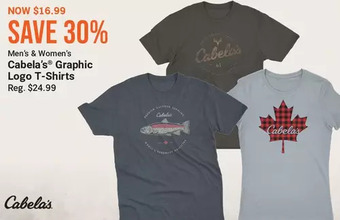 Cabela's Cabela's graphic logo t-shirts offer