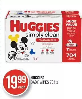 Shoppers Drug Mart Huggies baby wipes offer