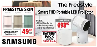 2001 Audio Video Samsung smart fhd portable led projector offer