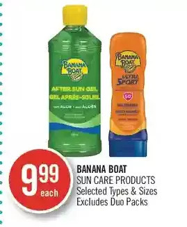 Shoppers Drug Mart Banana boat sun care products offer
