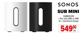 2001 Audio Video Sonos sub mini offer