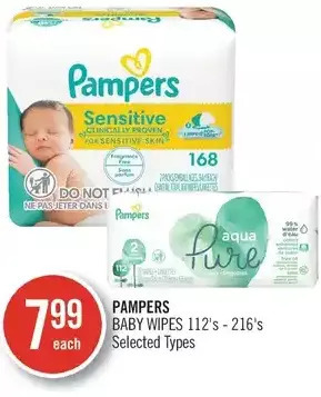 Shoppers Drug Mart Pampers baby wipes offer