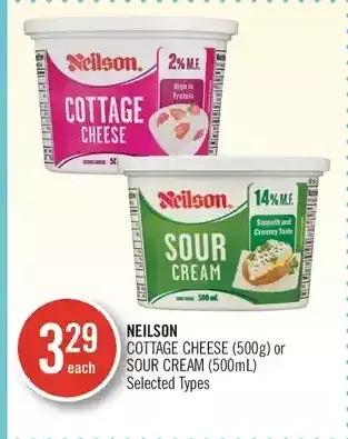 Shoppers Drug Mart Neilson cottage cheese or sour cream offer
