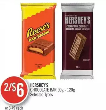 Shoppers Drug Mart Hershey's chocolate bar offer
