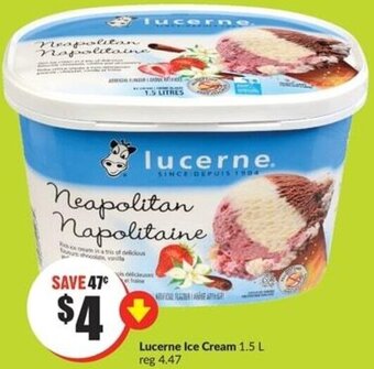 FreshCo Lucerne Ice Cream 1.5 L offer