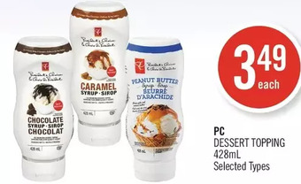 Shoppers Drug Mart Pc dessert topping offer