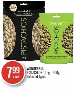 Shoppers Drug Mart Wonderful pistachios offer