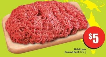 FreshCo Halal Lean Ground Beef 375 g offer