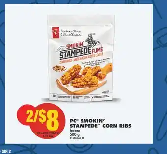 No Frills Pc® smokin' stampede™ corn ribs, 500 g offer