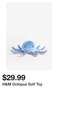 H&M Octopus soft toy offer
