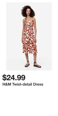 H&M Twist-detail dress offer