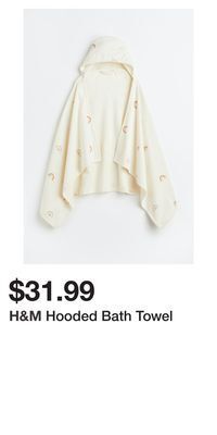 H&M Hooded bath towel offer