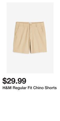 H&M Regular fit chino shorts offer
