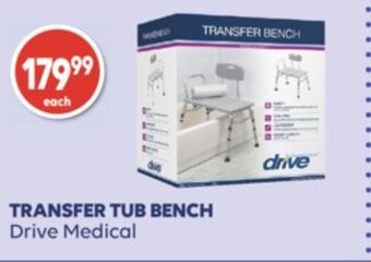 Wellwise by Shoppers Drive medical transfer tub bench offer