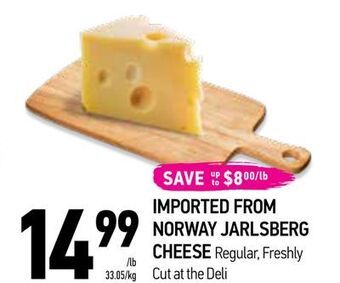 Coppa's Fresh Market Imported from norway jarlsberg cheese offer