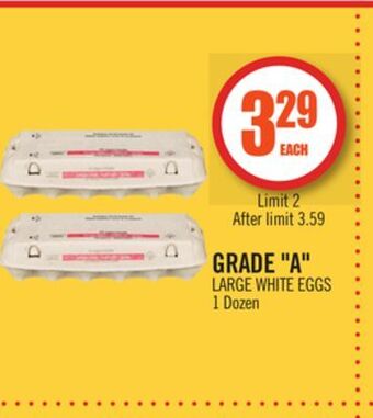 Shoppers Drug Mart Grade a large white eggs offer