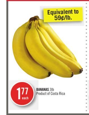 Shoppers Drug Mart Bananas offer