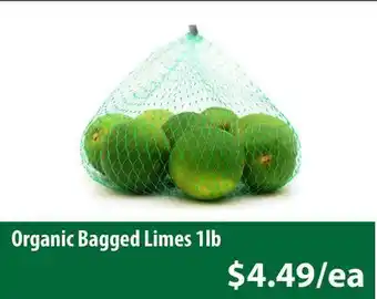 Healthy Planet Organic bagged limes offer