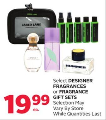 Rexall Select designer fragrances or fragrance gift sets offer