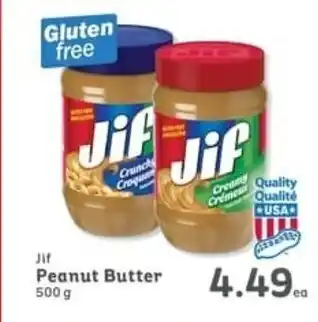 IGA Jif Peanut Butter 500g offer