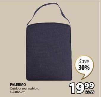 JYSK Palermo outdoor seat cushion offer