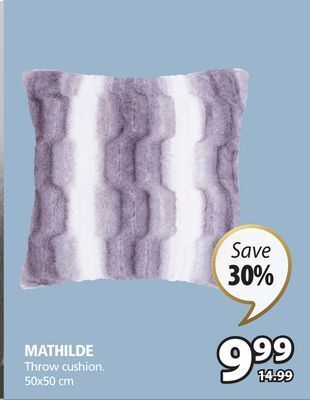 JYSK Mathilde throw cushion offer