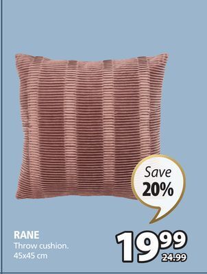 JYSK Rane throw cushion offer