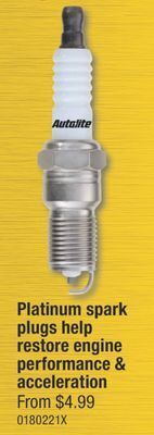 PartSource Platinum spark plugs restore engine performance & acceleration offer