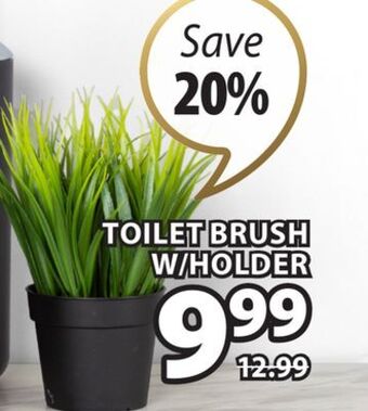 JYSK Trina toilet brush w/holder offer