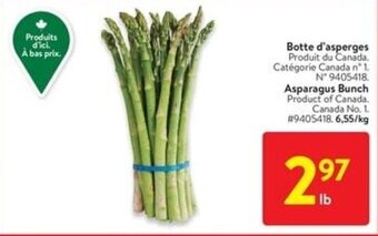 Walmart Asparagus Bunch offer